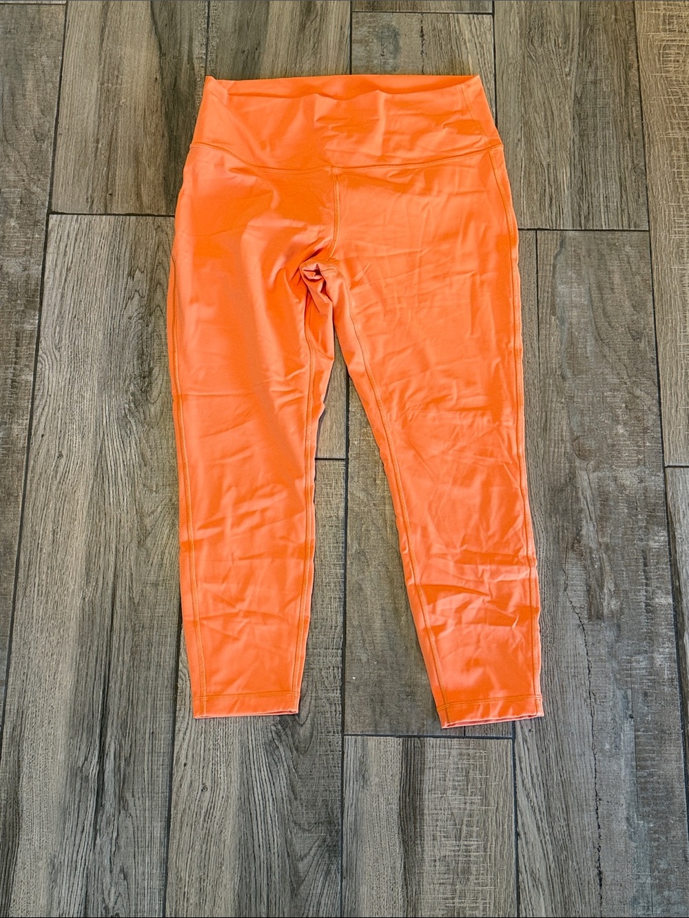 lululemon athletica Bright Orange Wunder Under Leggings